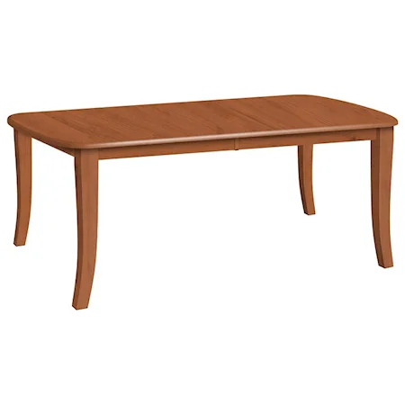 Customizable Solid Wood Millsdale Rectangular Dining Table with Legs